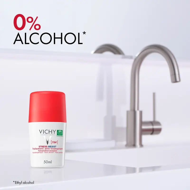 Vichy Desodorante Stress Resist Tratamiento Intensivo Anti-Transpirante 72H Roll-On 50 ml