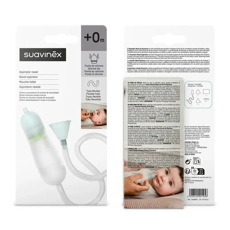 Suavinex Aspirador Nasal Bebés, +0 Meses
