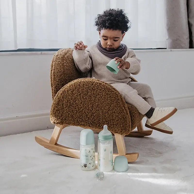 Suavinex Biberón Tetina Sx Pro Flujo Denso (L) +6 Meses Birdies Verde, 360 ml