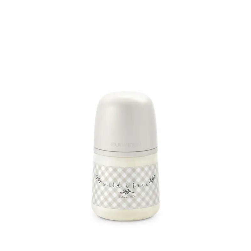 Suavinex Biberón Tetina Sx Pro Flujo Lento (S) +0 Meses Wild&Free Beige, 150 ml