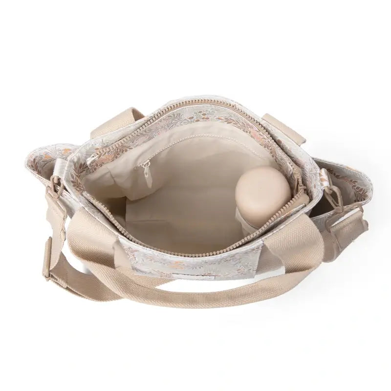 Suavinex Bolso Carro Bebé Panera Estampado Poetry Beige