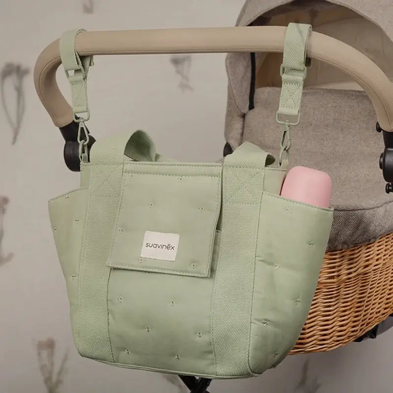 Suavinex Bolso Carro Bebé Panera Peotry Verde