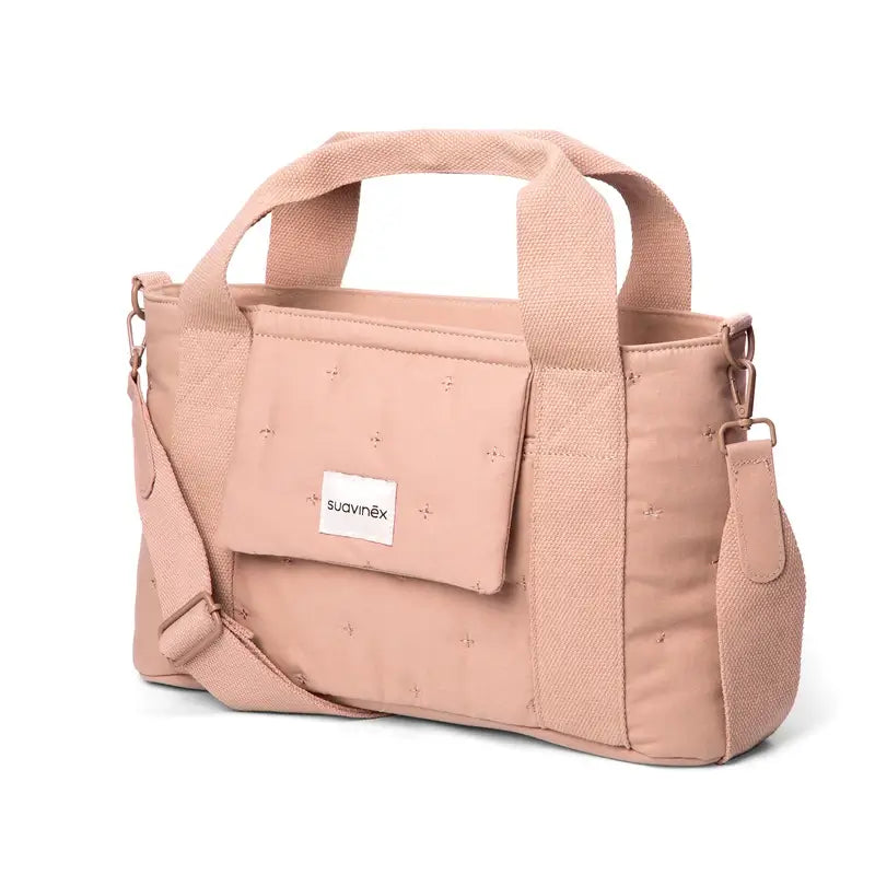 Suavinex Bolso Carro Bebé Panera Rectangular Poetry Rosa