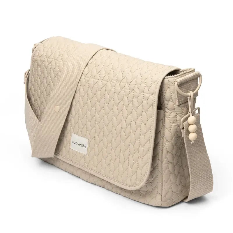 Suavinex Bolso Maternidad Bandolera, Beige