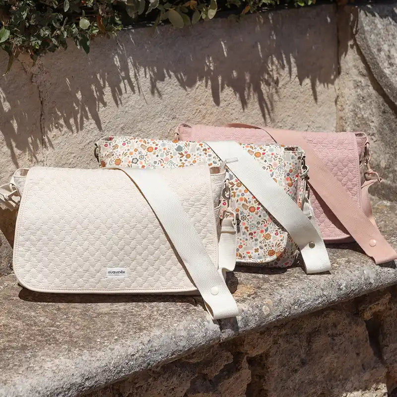 Suavinex Bolso Maternidad Bandolera, Beige