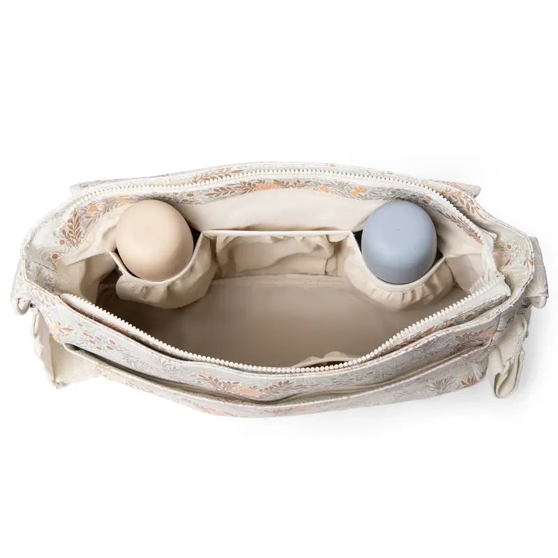 Suavinex Bolso Maternidad Bandolera Estampado Poetry Beige