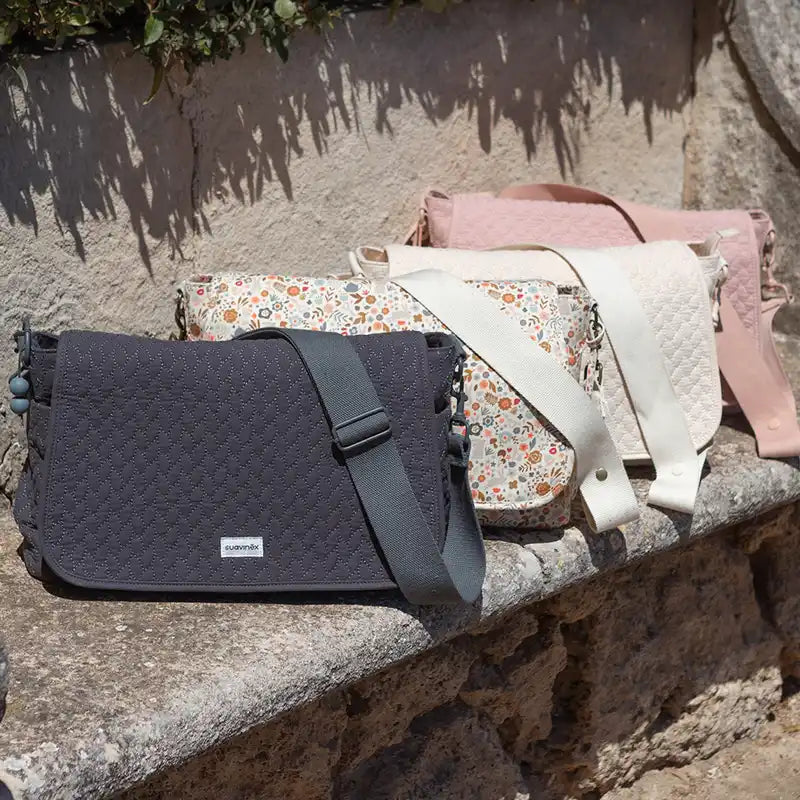 Suavinex Bolso Maternidad Bandolera, Gris