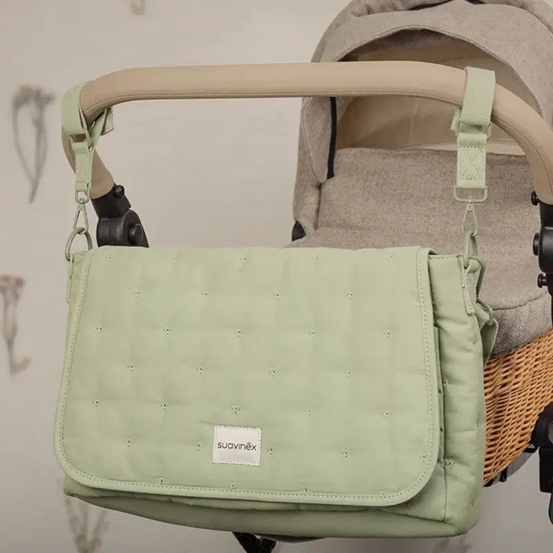 Suavinex Bolso Maternidad Bandolera Poetry Verde