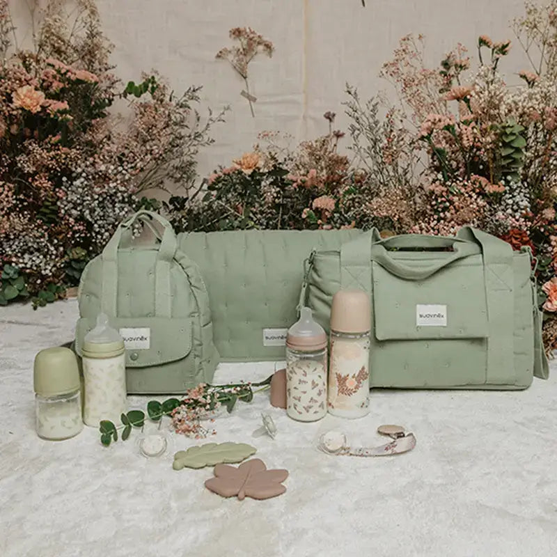 Suavinex Bolso Maternidad Bandolera Poetry Verde