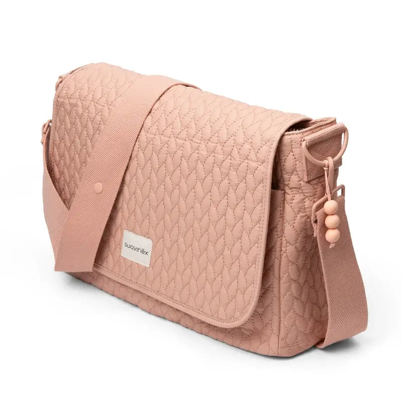 Suavinex Bolso Maternidad Bandolera, Rosa