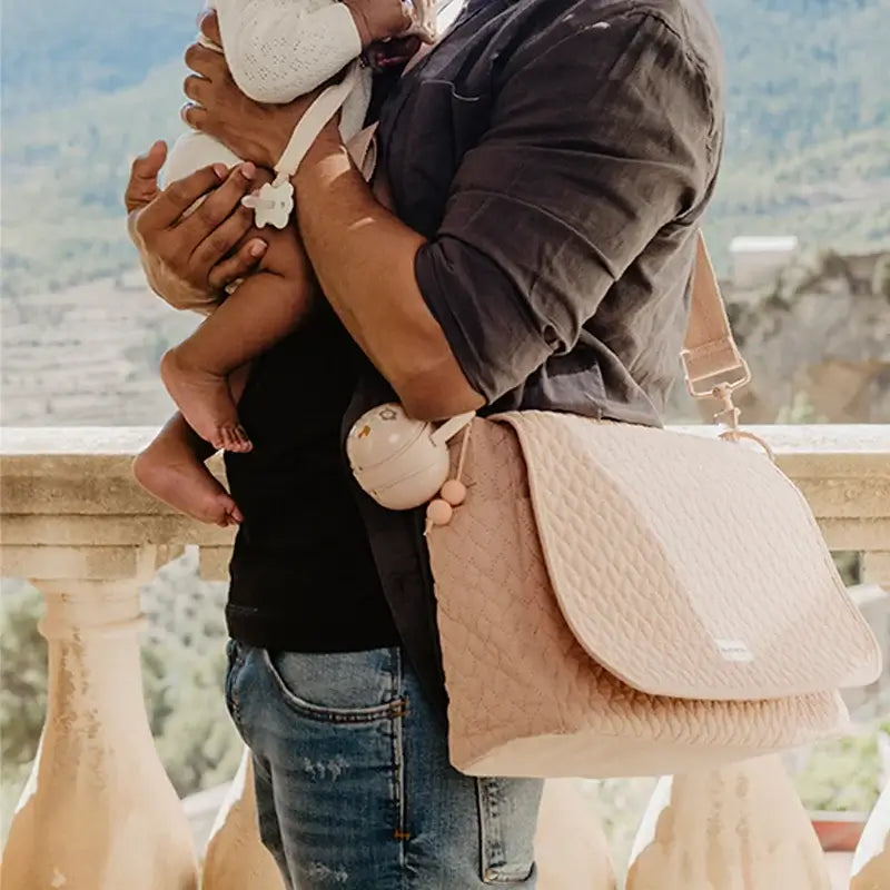 Suavinex Bolso Maternidad Bandolera, Rosa