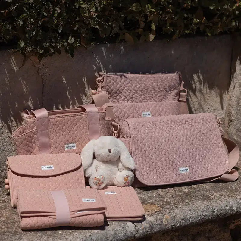 Suavinex Bolso Maternidad Bandolera, Rosa
