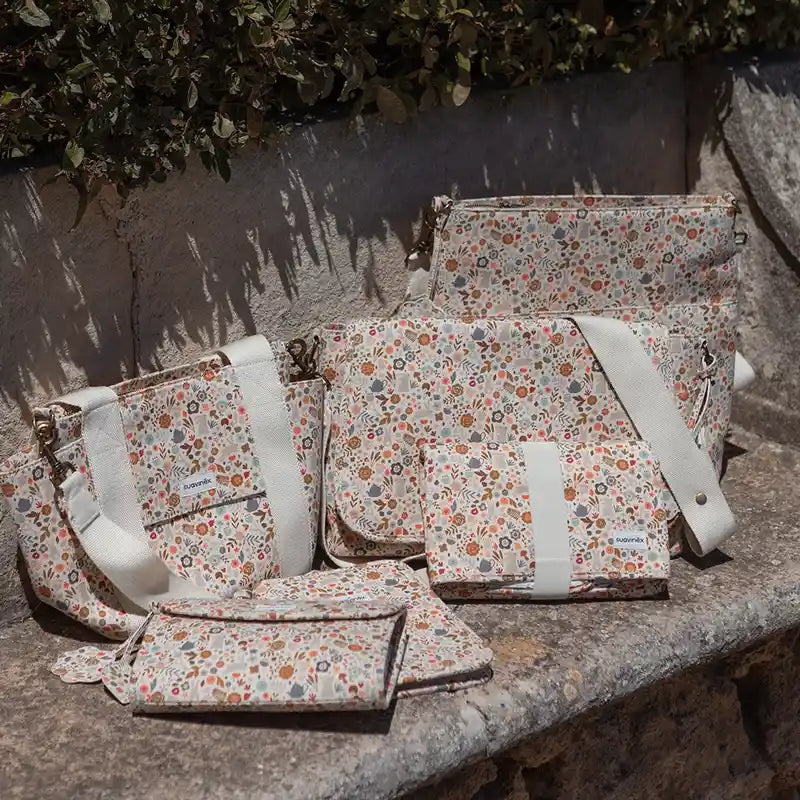 Suavinex Bolso Maternidad Tote Bag, Floral