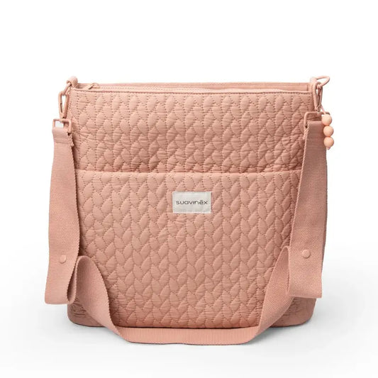 Suavinex Bolso Maternidad Tote Bag, Rosa