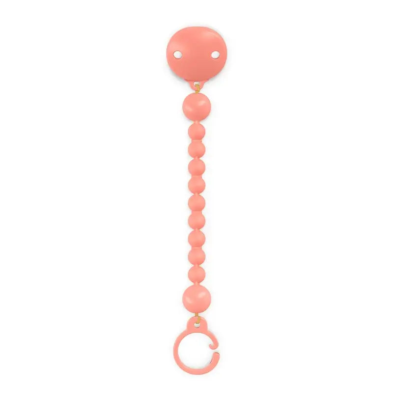 Suavinex Broche Pinza De Silicona, Peach Pink