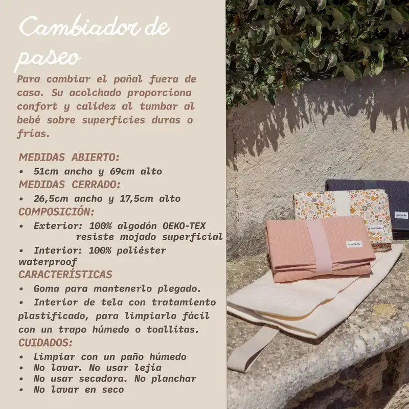 Suavinex Cambiador Portátil, Rosa