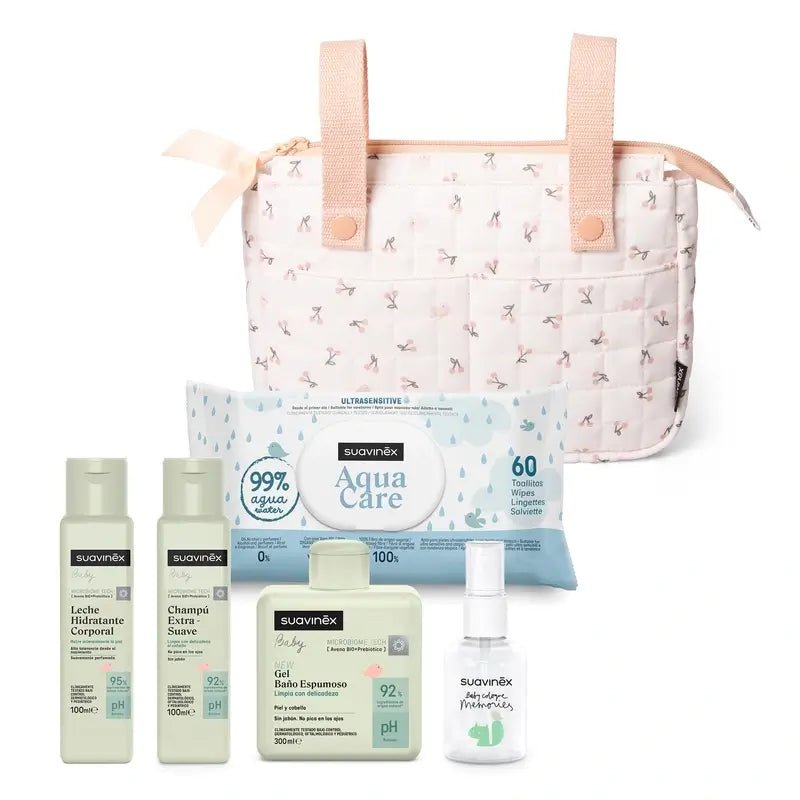 Suavinex Canastilla Baby Care Mini Bag Rosa