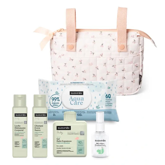 Suavinex Canastilla Baby Care Mini Bag Rosa
