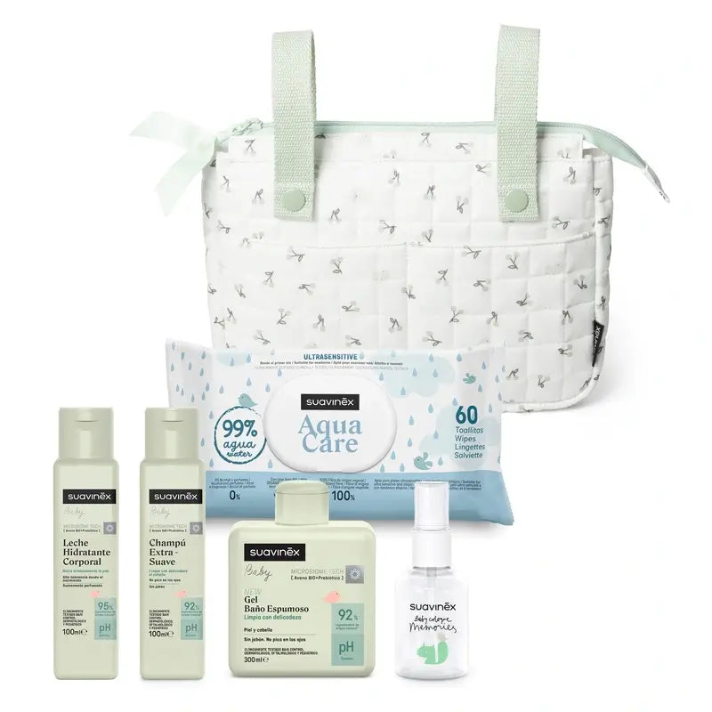Suavinex Canastilla Baby Care Mini Bag Verde