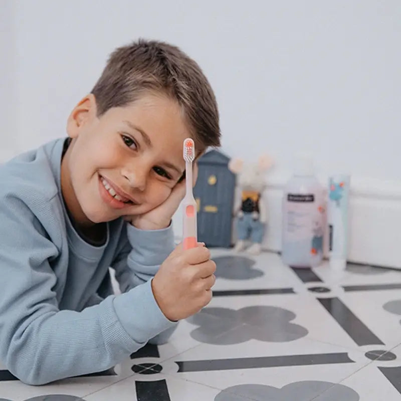 Suavinex Cepillo De Dientes Infantil +6 Años, Rosa