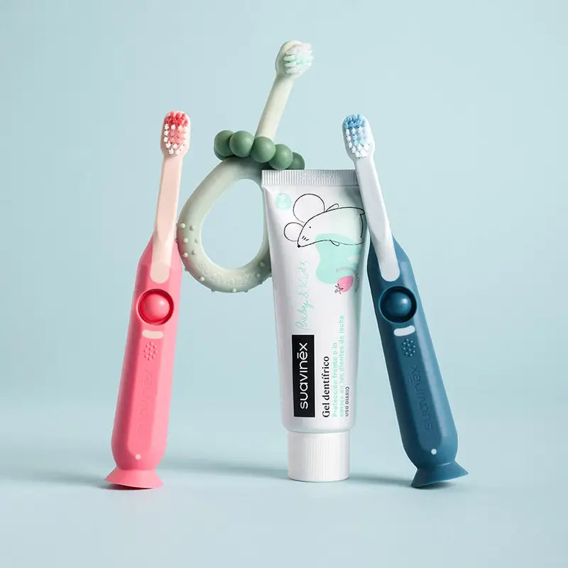 Suavinex Cepillo De Dientes Infantil De 2 A 6 Años, Azul