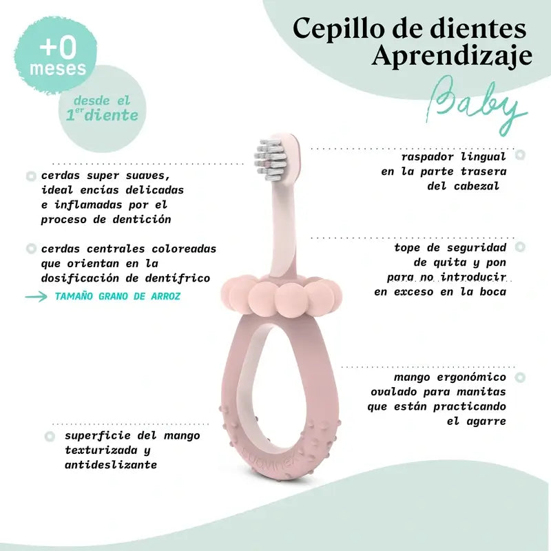 Suavinex Cepillo Dientes Para Bebés De 0 A 2 Años, Azul