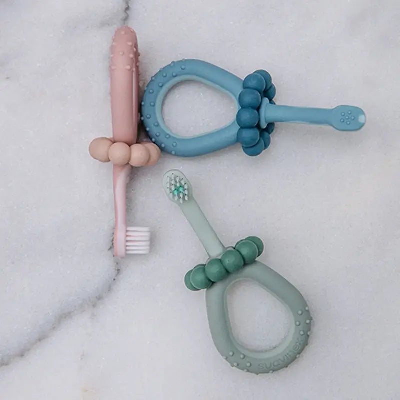 Suavinex Cepillo Dientes Para Bebés De 0 A 2 Años, Rosa