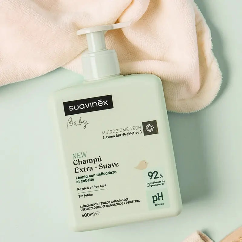 Suavinex Champú Extra Suave, 500 Ml