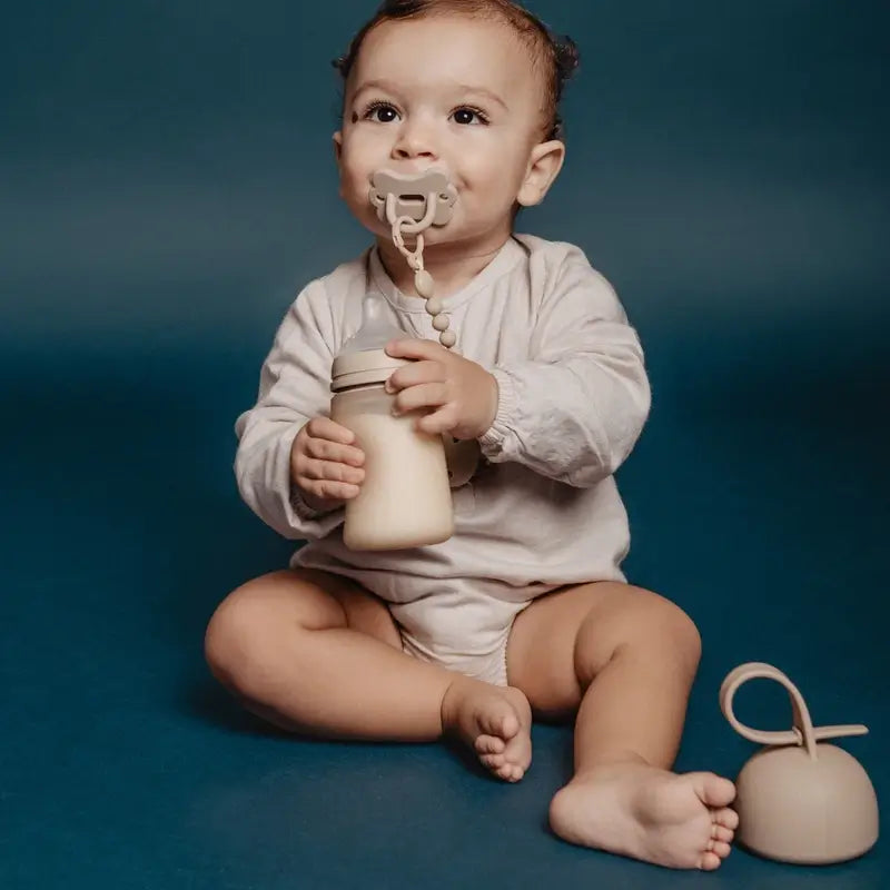 Suavinex Chupete Todo Silicona Fisiológico Sx Pro, 0/6 Meses, Mariposa Irish Cream