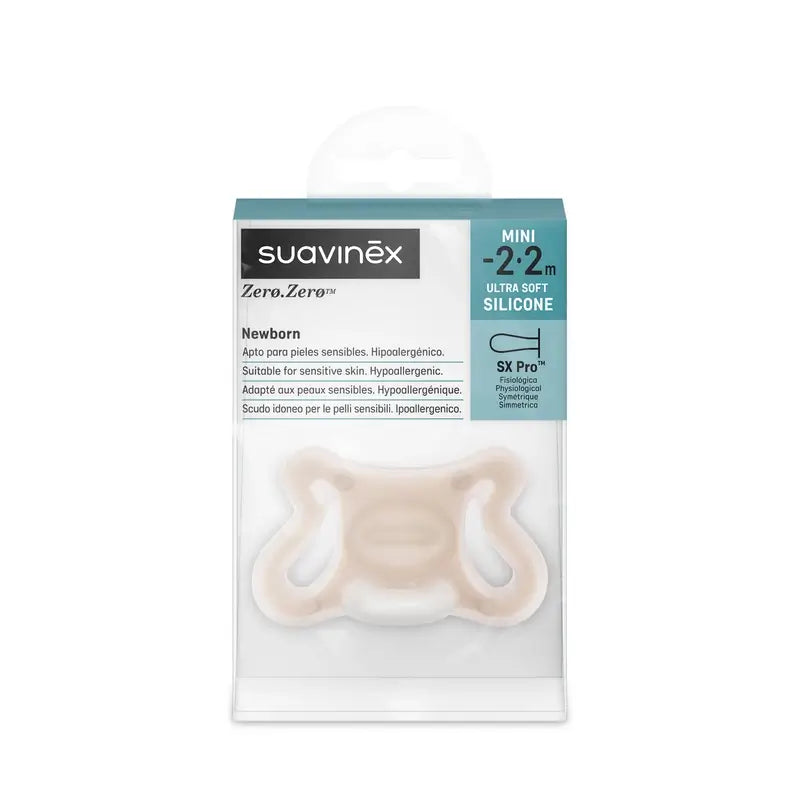 Suavinex Chupete Zero Zero, -2/2 Meses, Light