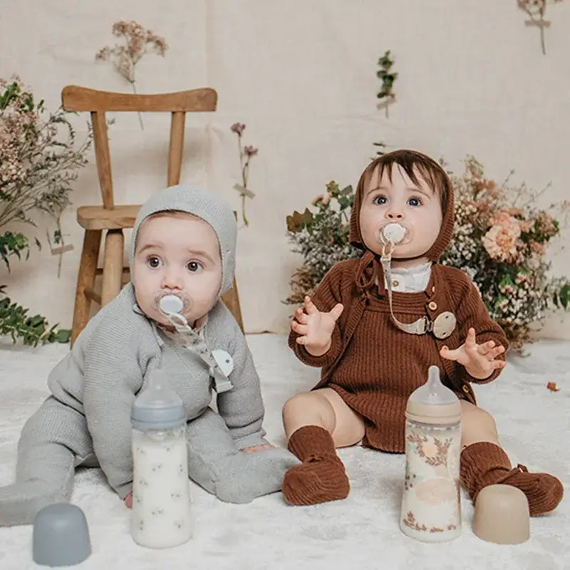 Suavinex Chupetero De Tela +0 Meses, Poetry Azul