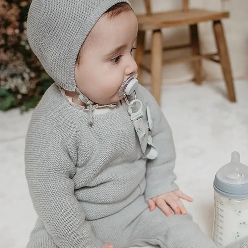 Suavinex Chupetero De Tela +0 Meses, Poetry Azul