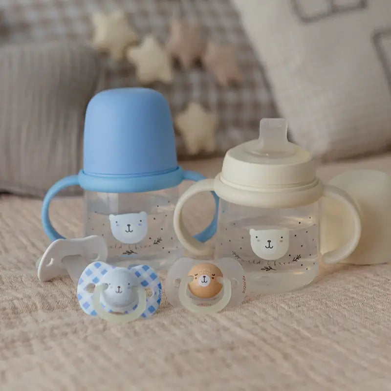 Suavinex Chupetes Nocturnos Night & Day Tetina Sx Pro 0/6 Meses Gris, 2 unidades