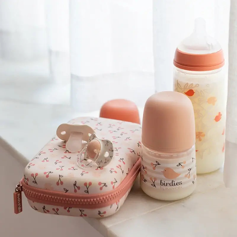 Suavinex Chupetes Tetina Sx Pro 0/6 Meses Birdies Rosa, 2 unidades