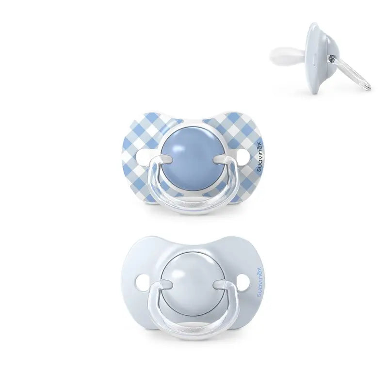Suavinex Chupetes Tetina Sx Pro 0/6 Meses Wild&Free Azul, 2 unidades