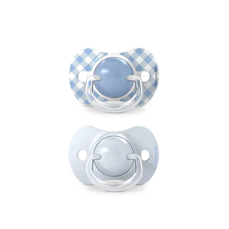 Suavinex Chupetes Tetina Sx Pro 0/6 Meses Wild&Free Azul, 2 unidades