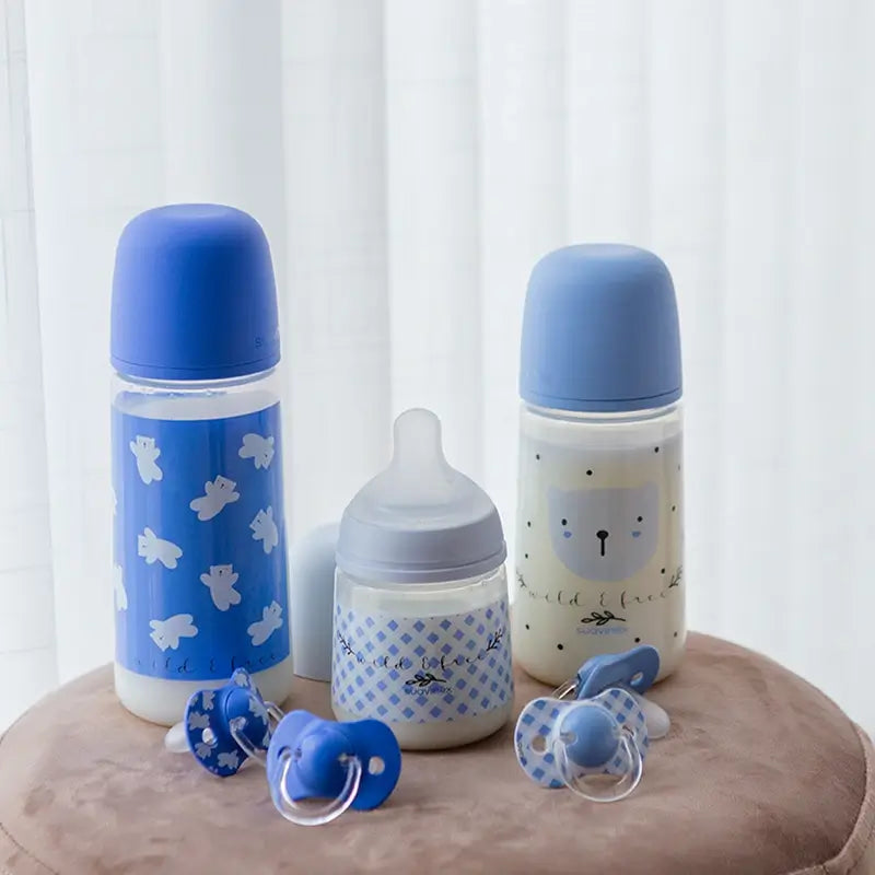 Suavinex Chupetes Tetina Sx Pro 0/6 Meses Wild&Free Azul, 2 unidades
