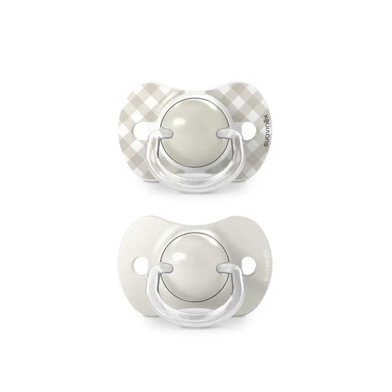 Suavinex Chupetes Tetina Sx Pro 0/6 Meses Wild&Free Beige, 2 unidades