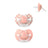 Suavinex Chupetes Tetina Sx Pro 0/6 Meses Wild&Free Rosa, 2 unidades