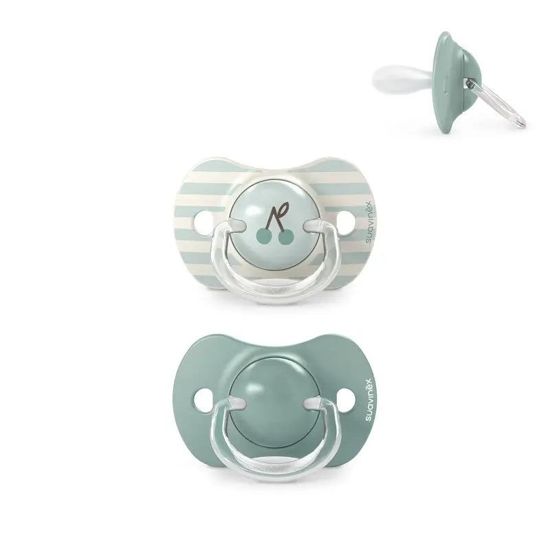 Suavinex Chupetes Tetina Sx Pro +18 Meses Birdies Verde, 2 unidades