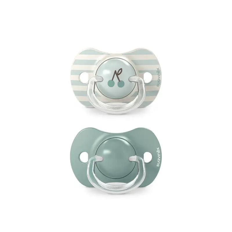 Suavinex Chupetes Tetina Sx Pro +18 Meses Birdies Verde, 2 unidades