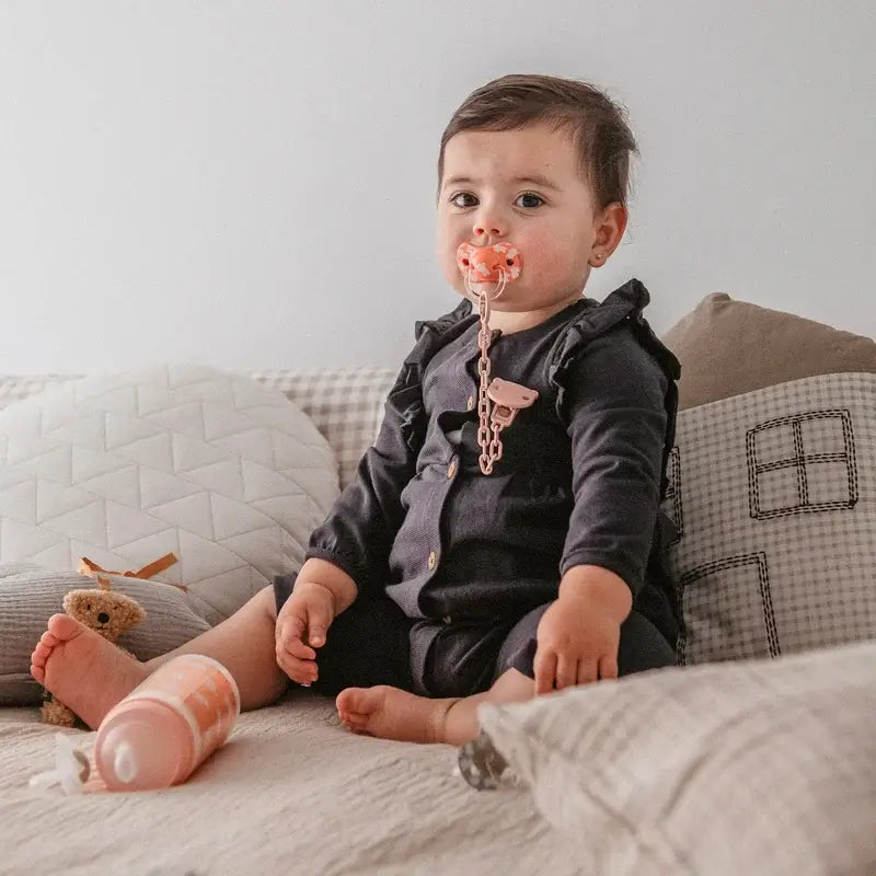 Suavinex Chupetes Tetina Sx Pro +18 Meses Wild&Free Rosa, 2 unidades