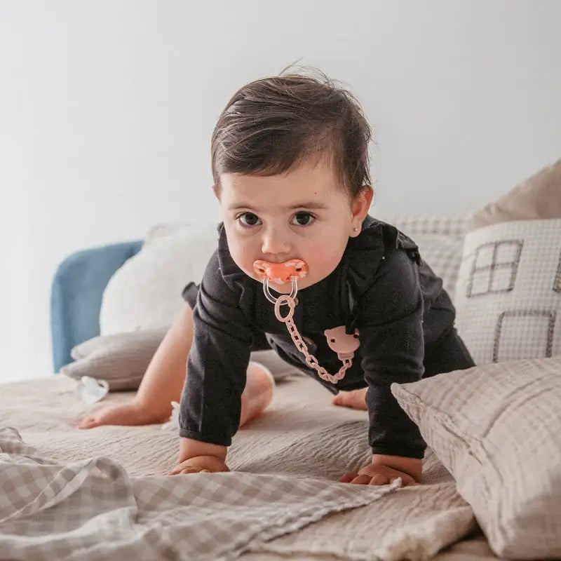 Suavinex Chupetes Tetina Sx Pro +18 Meses Wild&Free Rosa, 2 unidades