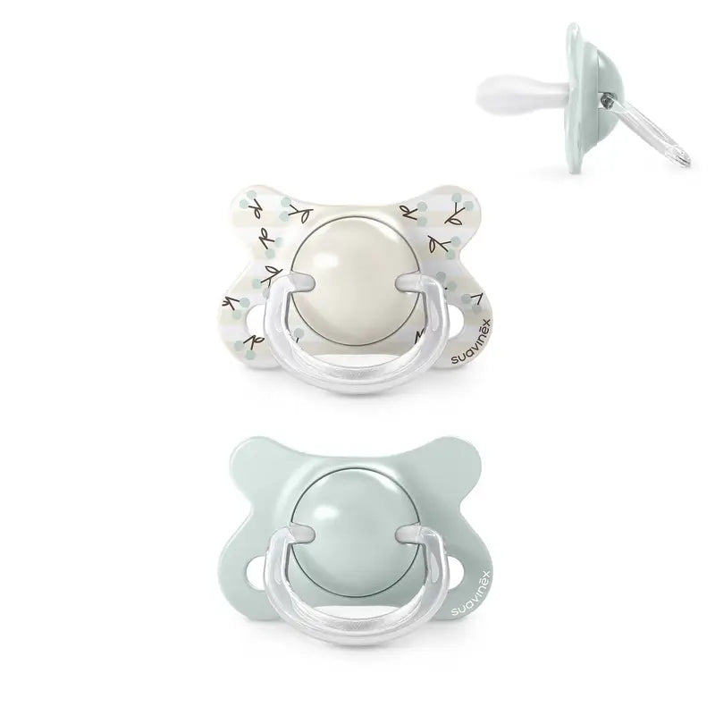 Suavinex Chupetes Tetina Sx Pro -2/2 Meses Birdies Verde, 2 unidades