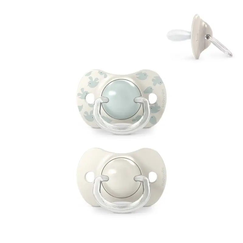 Suavinex Chupetes Tetina Sx Pro 6/18 Meses Birdies Verde, 2 unidades