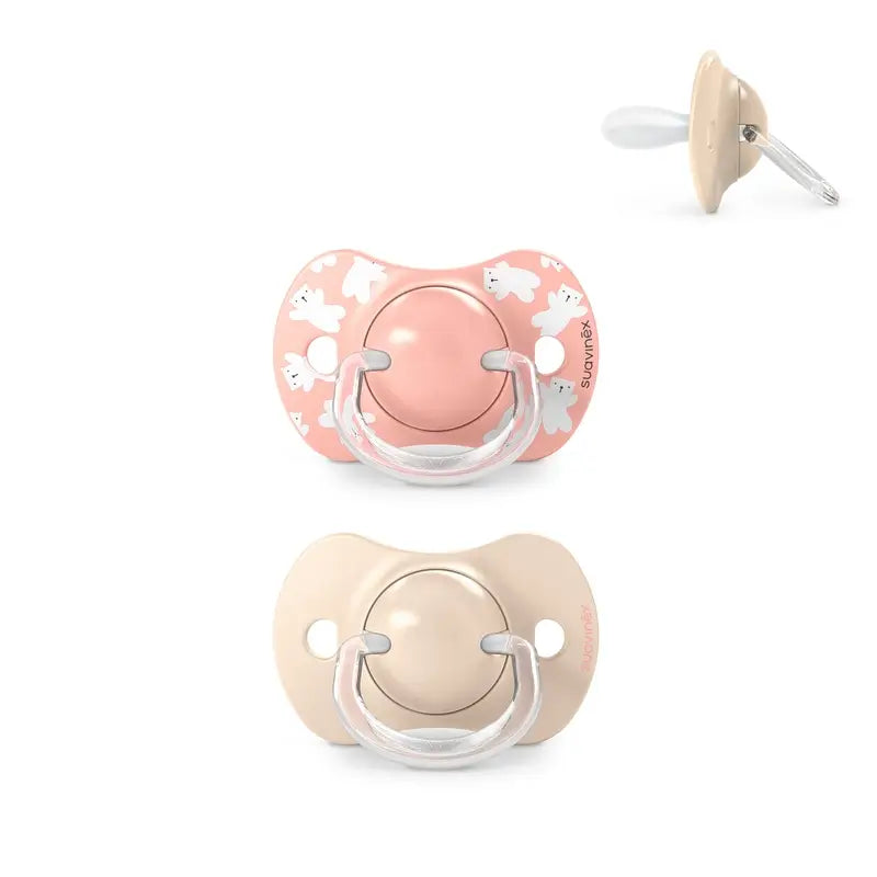 Suavinex Chupetes Tetina Sx Pro 6/18 Meses Wild&Free Rosa, 2 unidades