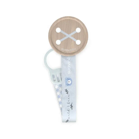 Suavinex Cinta Sujetachupetes +0 Meses Wild&Free Azul