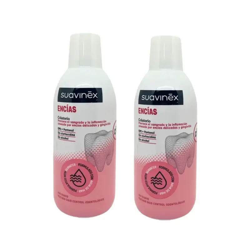 Suavinex Colutorio Encias, 2x500 ml