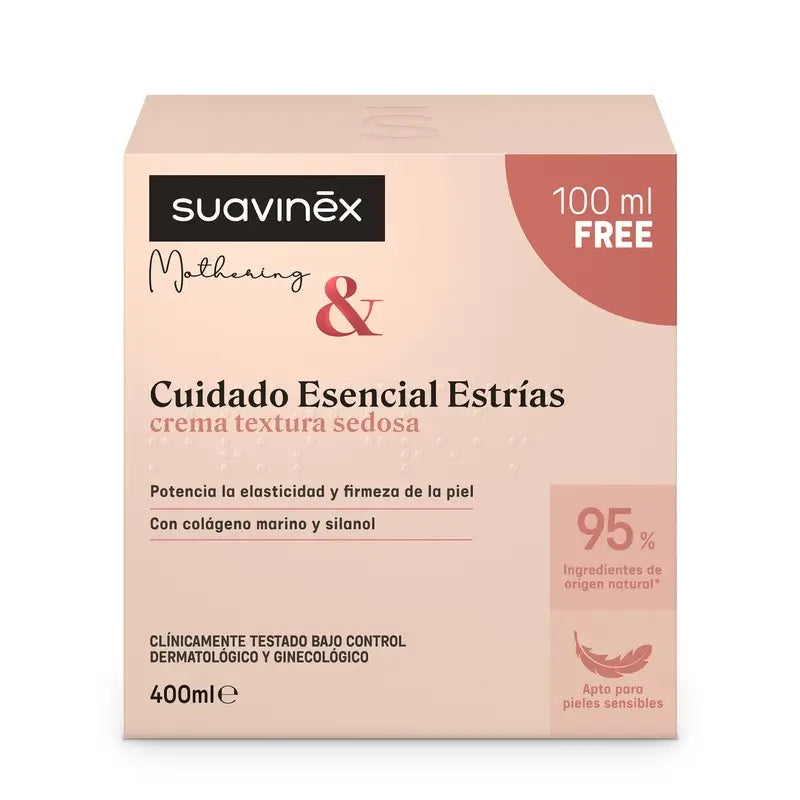 Suavinex Crema Antiestrías Embarazo, 400 Ml