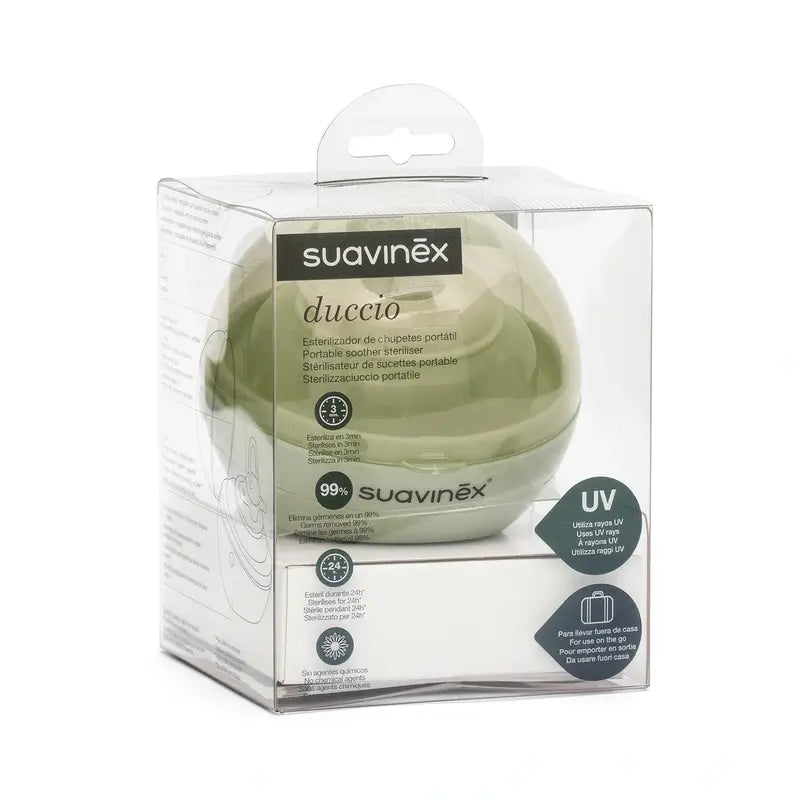 Suavinex Esterilizador De Chupetes Uv Duccio, Verde